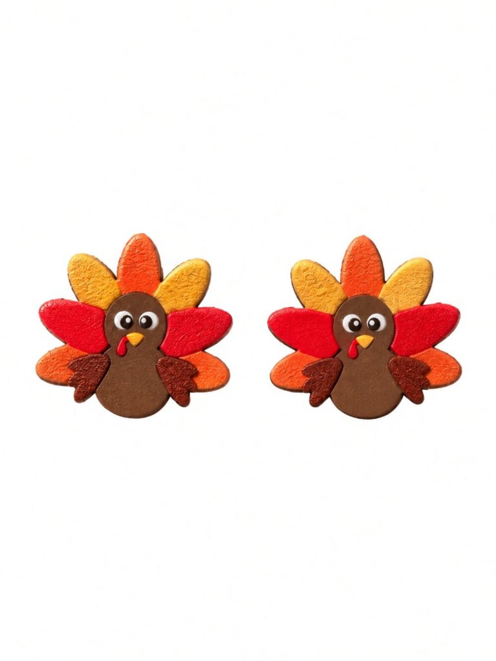 Brand New Thanksgiving Turkey Stud Earrings Fall